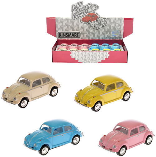 KINSMART Auto model 1:64 VW Classical Beetle 1967 6,5cm