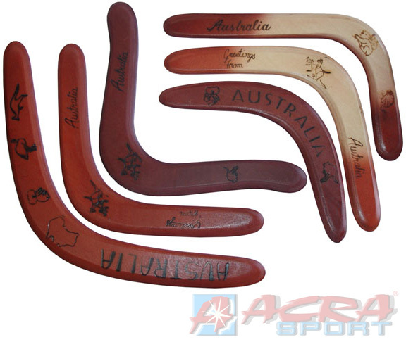 ACRA Bumerang drevený mix rôzne tvary a motívy Austrálie