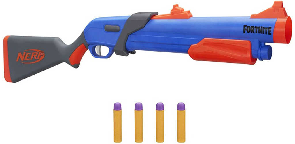 HASBRO NERF Fortnite Pump SG set blaster + 4 šipky Nerf Mega