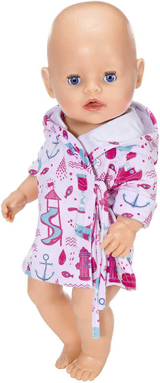 ZAPF BABY BORN Župan obleček pro panenku miminko 43cm moře