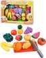 Krájecí zelenina a ovoce na suchý zip kuchyňský set s doplňky plast