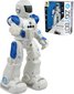 IR Robot Viktor interaktivní 26cm modrý 21 funkcí na baterie CZ Světlo Zvuk