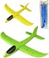 Letadlo soft házecí polystyrenové 34cm různé barvy na házení v sáčku