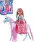 Sparkle Girlz panenka zimní princezna set s koníkem a doplňky v krabici