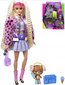 MATTEL BRB Panenka fashion Barbie Extra módní set s mazlíčkem 5 druhů