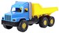 Auto nákladní sklápěčka 77cm modro-žlutá na písek plast