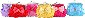 Peněženka malá dětská holčičí mašle 9cm zdobená s glitry 6 barev