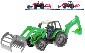 Traktor farmsk 28cm na setrvank se dvma lcemi 3 druhy plast