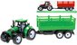 Traktor set s vlečkou 38cm na setrvačník různé barvy plast