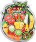 Sada krájecí potraviny ovoce a zelenina na suchý zip set s nožíkem plast