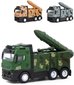 PL Army auto nákladní vojenské s raketometem na zpětné natažení 3 barvy kov