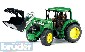 BRUDER 02052 (2052) Traktor John Deere 6920 s přední lžící