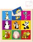 BINO DEVO Baby puzzle (Krteek) Krtek a Panda dlen hlaviky 18 dlk