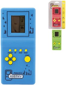 Hra retro postehov elektronick padajc kostky na baterie Tetris 3 barvy