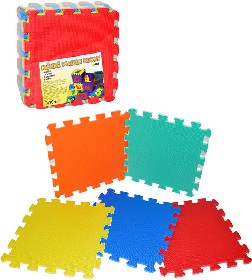 Měkké bloky 30x30cm dětské pěnové soft puzzle set 10ks koberec na zem