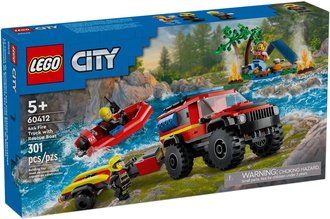 LEGO CITY Auto hasisk vz 4x4 a zchrann lun 60412 STAVEBNICE
