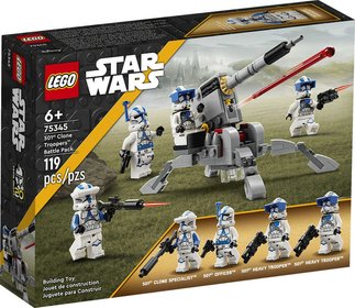 LEGO STAR WARS Bitevn balek klonovanch vojk 75345 STAVEBNICE