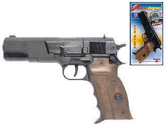 Pistole kapslovka Power Man 22 cm 8&quot; dětská zbraň na kapsle
