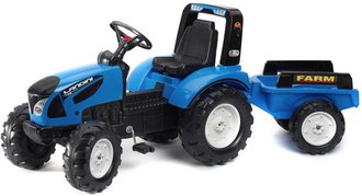 FALK Set traktor Landini serie 7 šlapací Modrý vozítko s valníkem
