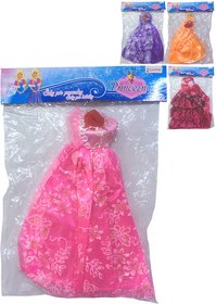 Oblečení šaty pro panenku 29cm 8 druhů v sáčku