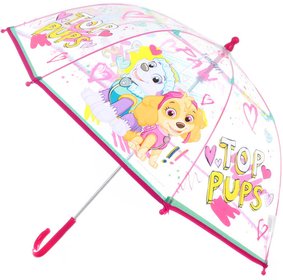 Deštník dětský manuální Tlapková Patrola 65x72cm průhledný Top Pups