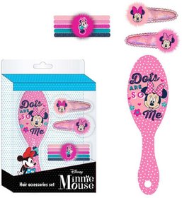 Set esac Disney Minnie Mouse heben se sponkami a gumikami do vlas