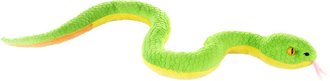 PLYŠ Had zeleno-žlutý 50cm zmije *PLYŠOVÉ HRAČKY*