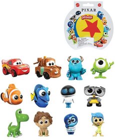 MATTEL Mini figurka Pixar Minis různé druhy v sáčku s překvapením