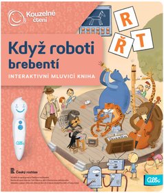 ALBI Kouzeln ten Kniha interaktivn Kdy roboti brebent