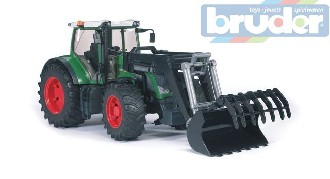 BRUDER 03041 (3041) Traktor FENDT 936 Vario + čelní nakladač