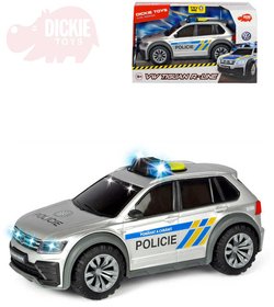 DICKIE Auto Policie VW Tiguan R-Line CZ esk verze na baterie Svtlo Zvuk