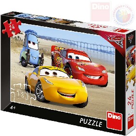 DINO Puzzle 24 dlk Cars 3 (Auta) 26x18cm skldaka v krabici