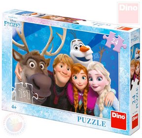 DINO Puzzle selfie Frozen (Ledov Krlovstv) 24 dlk skldaka