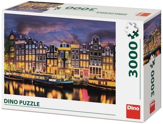 DINO Puzzle 3000 dílků Amasterdam foto 117x84cm skládačka
