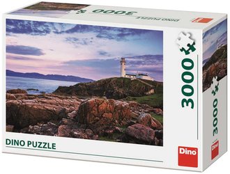 DINO Puzzle 3000 dílků Maják foto 117x84cm skládačka