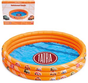 DINO Baby bazén dětský nafukovací TATRA 122x28cm oranžový