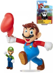 Figurka Nintendo Super Mario 7cm plastov postavika se stojnkem 5 druh