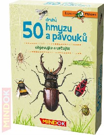 MINDOK HRA kvzov Expedice Proda: 50 druh hmyzu a pavouk naun