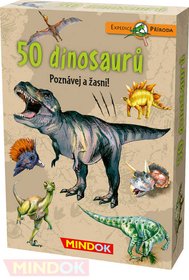 MINDOK HRA kvzov Expedice Proda: 50 druh dinosaur naun