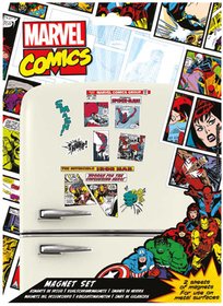 Magnetky Marvel Comics komiksov motivy set 18ks na kov