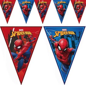 PROCOS Girlanda vlaječková Spiderman ozdobný závěs 230cm dekorace na párty