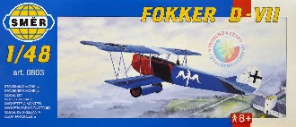 SMR Model letadlo Fokker D-VII 1:48 (stavebnice letadla)