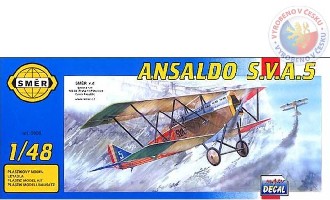 SMR Model letadlo Ansaldo SVA 5 1:48 (stavebnice letadla)