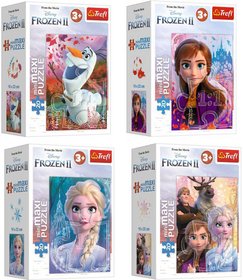 TREFL PUZZLE MiniMaxi Frozen 2 (Ledové Království) 16x22cm 20 dílků 4 druhy