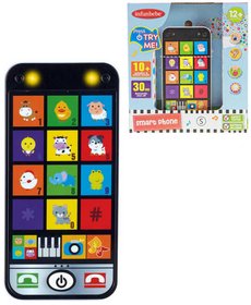Baby telefon dtsk interaktivn 14cm smartphone na baterie Svtlo Zvuk