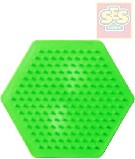 SES CREATIVE Podložka samostatná šestiúhelník pro zažehlovací korálky plast