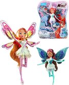 Panenka Winx Tynix Fairy víla pohyblivá křídla set s doplňky 6 druhů
