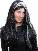 KARNEVAL Paruka na hlavu čarodějnice halloween KARNEVALOVÝ DOPLNĚK