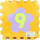 Baby puzzle koberec pěnový Čísla set 9ks měkké bloky vkládací