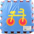Baby puzzle koberec pěnový Dopravní prostředky II. měkké bloky set 9ks vkládací